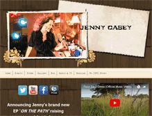 Tablet Screenshot of jennycasey.com